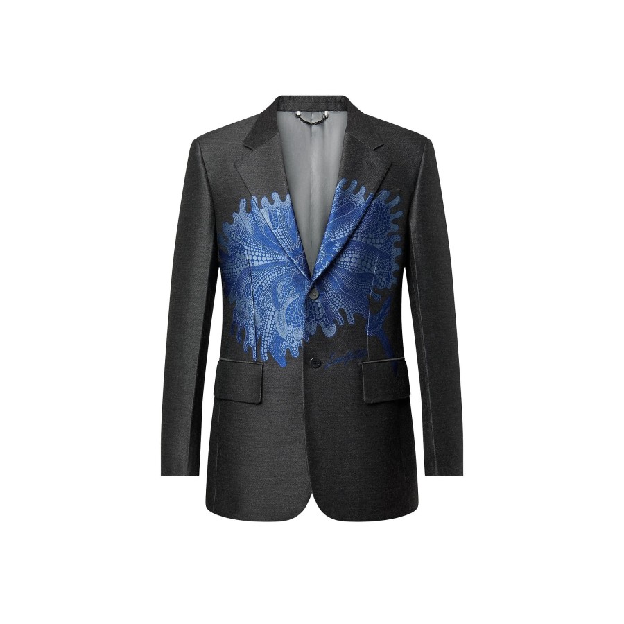 Hombre Louis Vuitton Americanas Y Chaquetas | Lv X Yk Chaqueta De Traje Psychedelic Flower