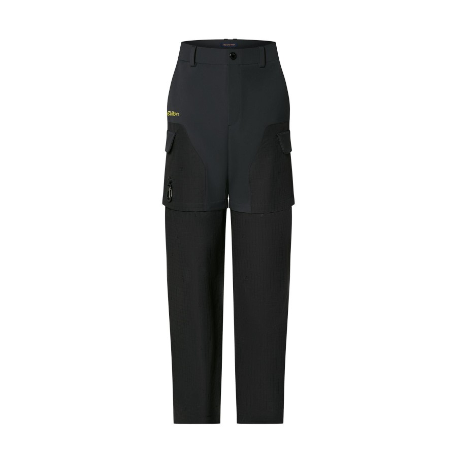 Hombre Louis Vuitton Pantalones | Pantalon Convertible De Tejido Ripstop