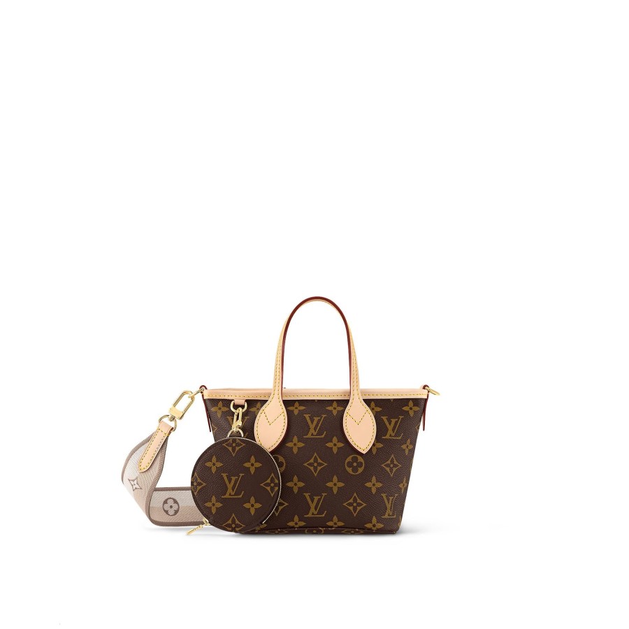 Mujer Louis Vuitton Bolsos Monogram Iconicos | Bolso Neverfull Bb Beige