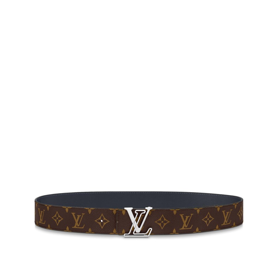 Hombre Louis Vuitton Cinturones | Cinturon Reversible Lv Line De 4 Cm