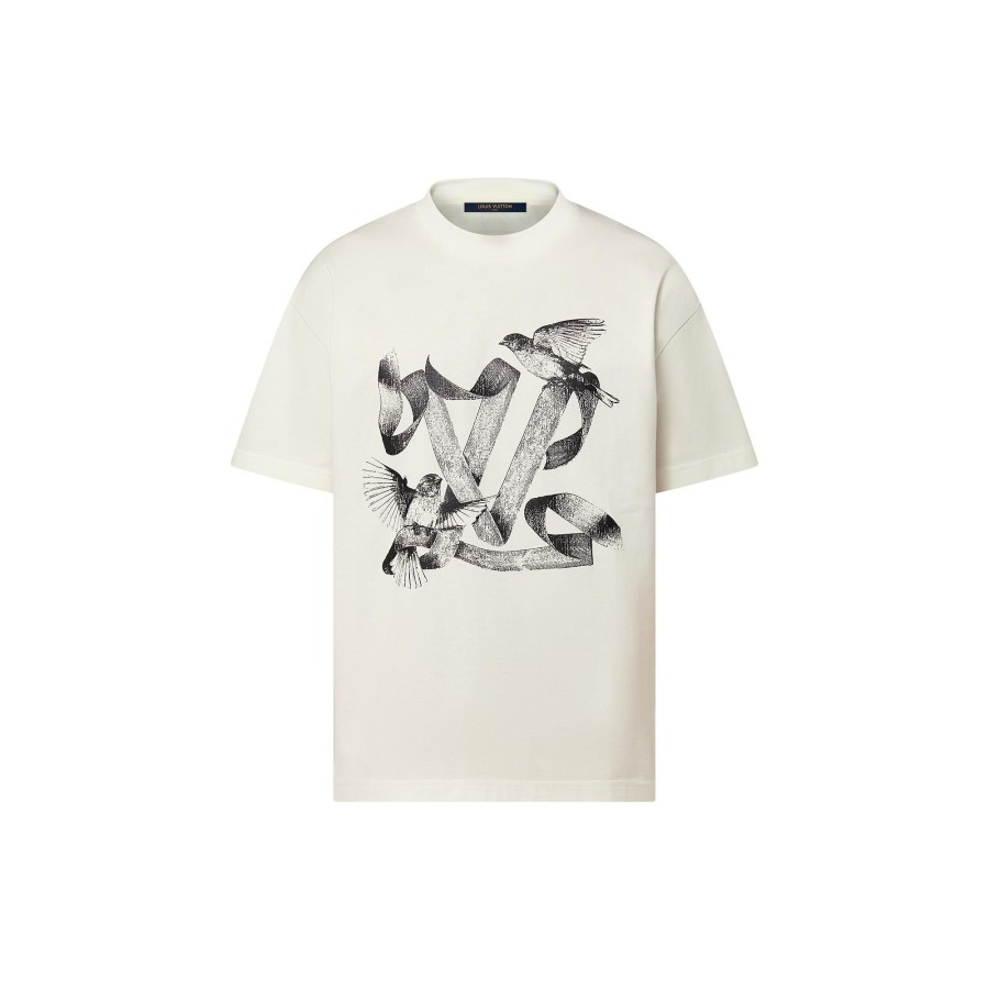 Hombre Louis Vuitton Camisetas Y Polos | Camiseta De Algodon Estampada