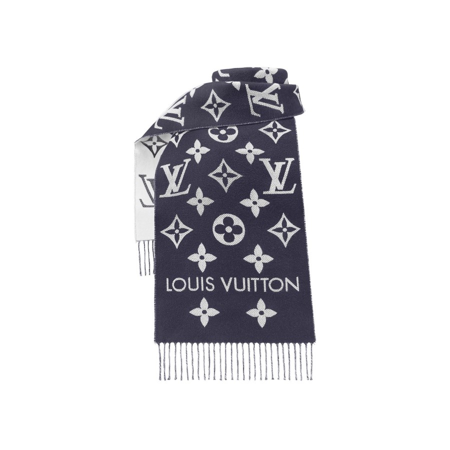 Mujer Louis Vuitton Bufandas | Bufanda Lv Essential Encre