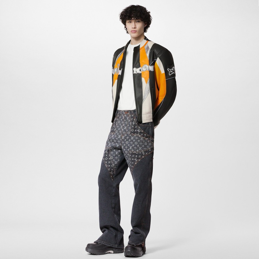 Hombre Louis Vuitton Pantalones | Vaqueros Con Flor Monogram