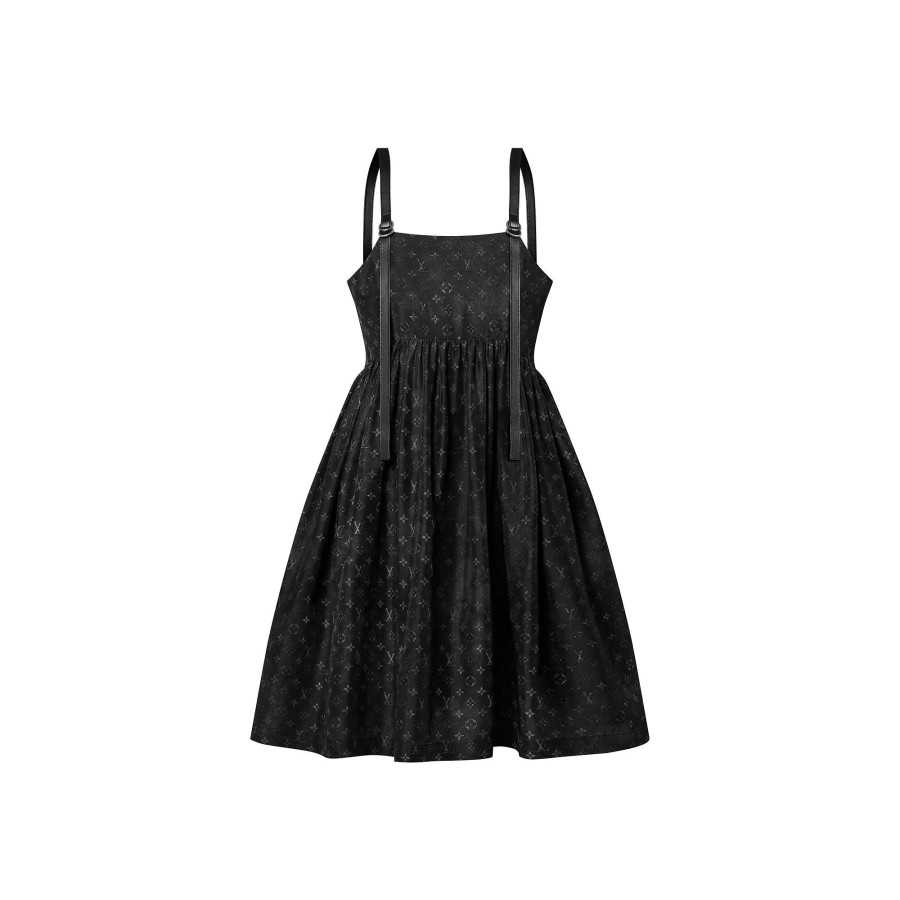 Mujer Louis Vuitton Vestidos | Vestido Monogram Cloud Con Tirantes En Piel