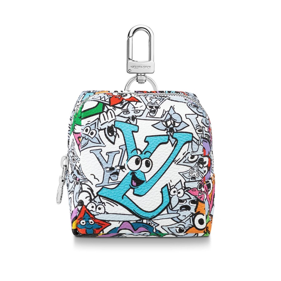 Hombre Louis Vuitton Llaveros Y Charms | Colgante Y Llavero Squared Pouch