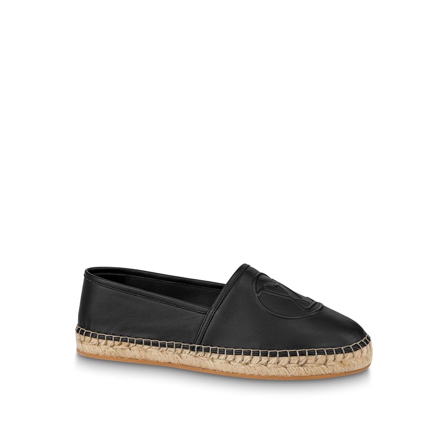 Mujer Louis Vuitton Sandalias Y Alpargatas | Alpargata Plana Starboard Negro