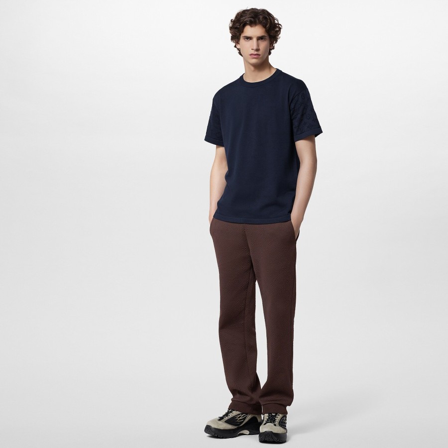 Hombre Louis Vuitton Pantalones | Pantalon De Chandal Monogram Marron