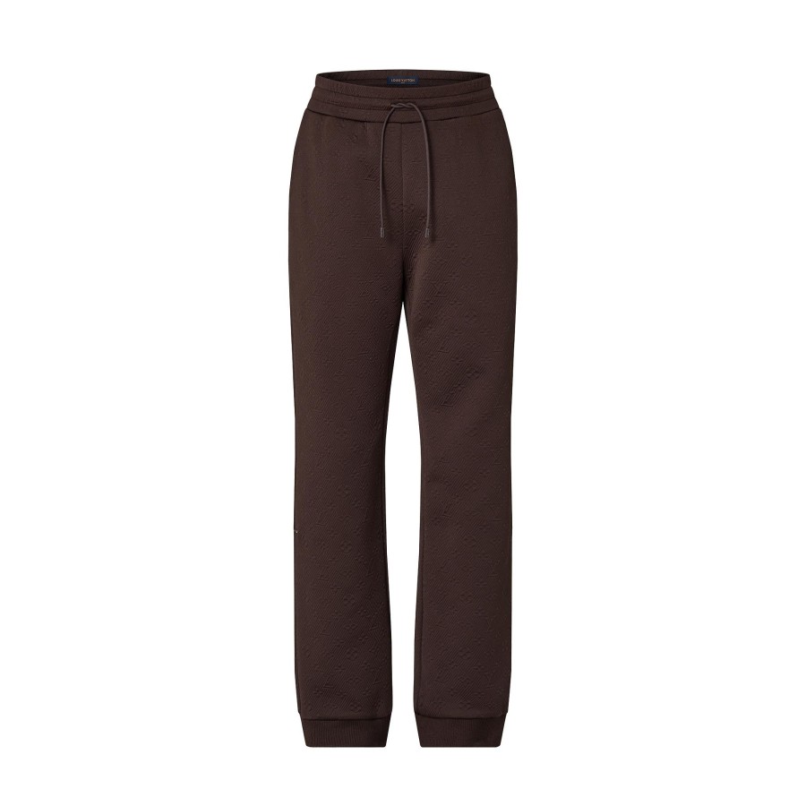 Hombre Louis Vuitton Pantalones | Pantalon De Chandal Monogram Marron