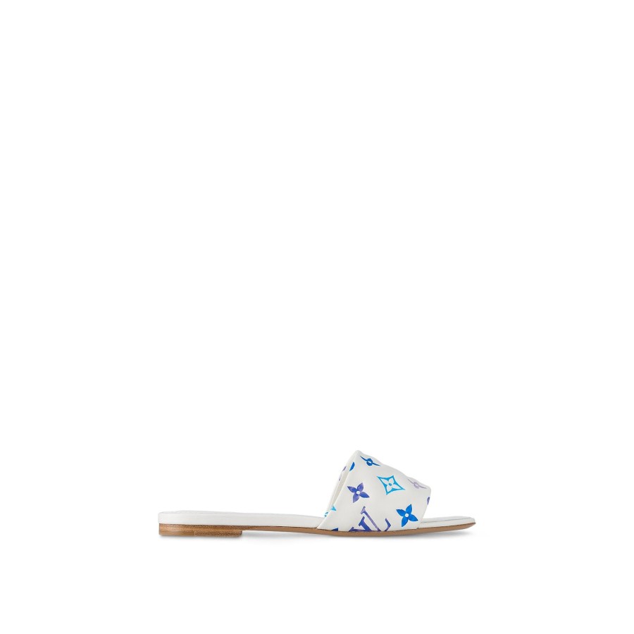 Mujer Louis Vuitton Mules | Mule Plano Revival Bleu Clair