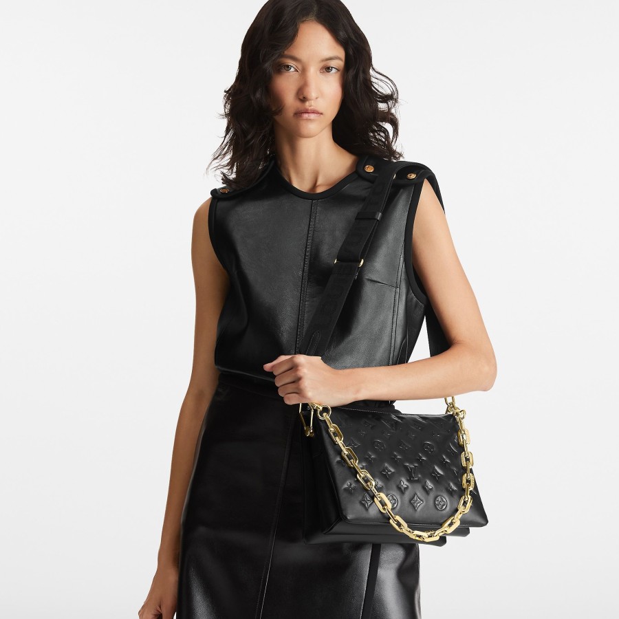 Mujer Louis Vuitton Bolsos Al Hombro Y Cruzados | Bolso Coussin Pm Negro