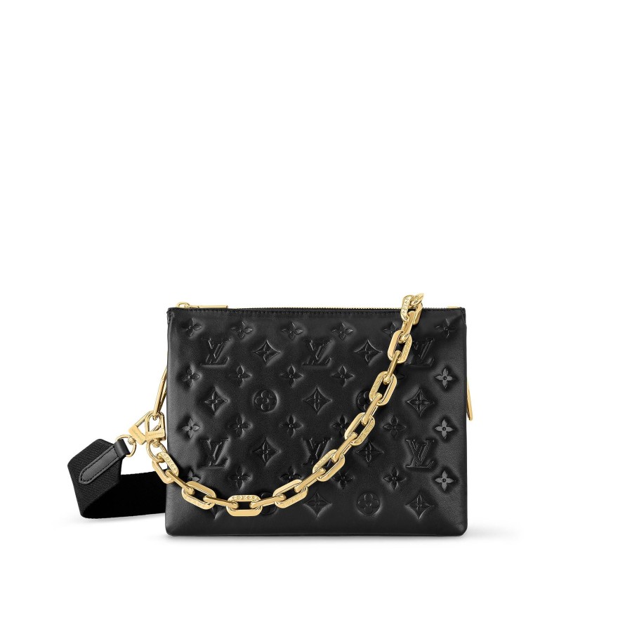 Mujer Louis Vuitton Bolsos Al Hombro Y Cruzados | Bolso Coussin Pm Negro