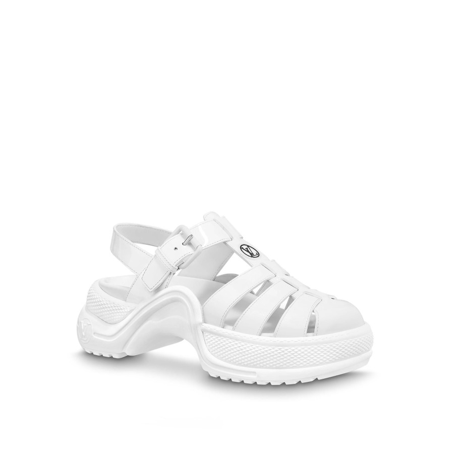 Mujer Louis Vuitton Sandalias Y Alpargatas | Sandalia Plana Lv Archlight Blanco