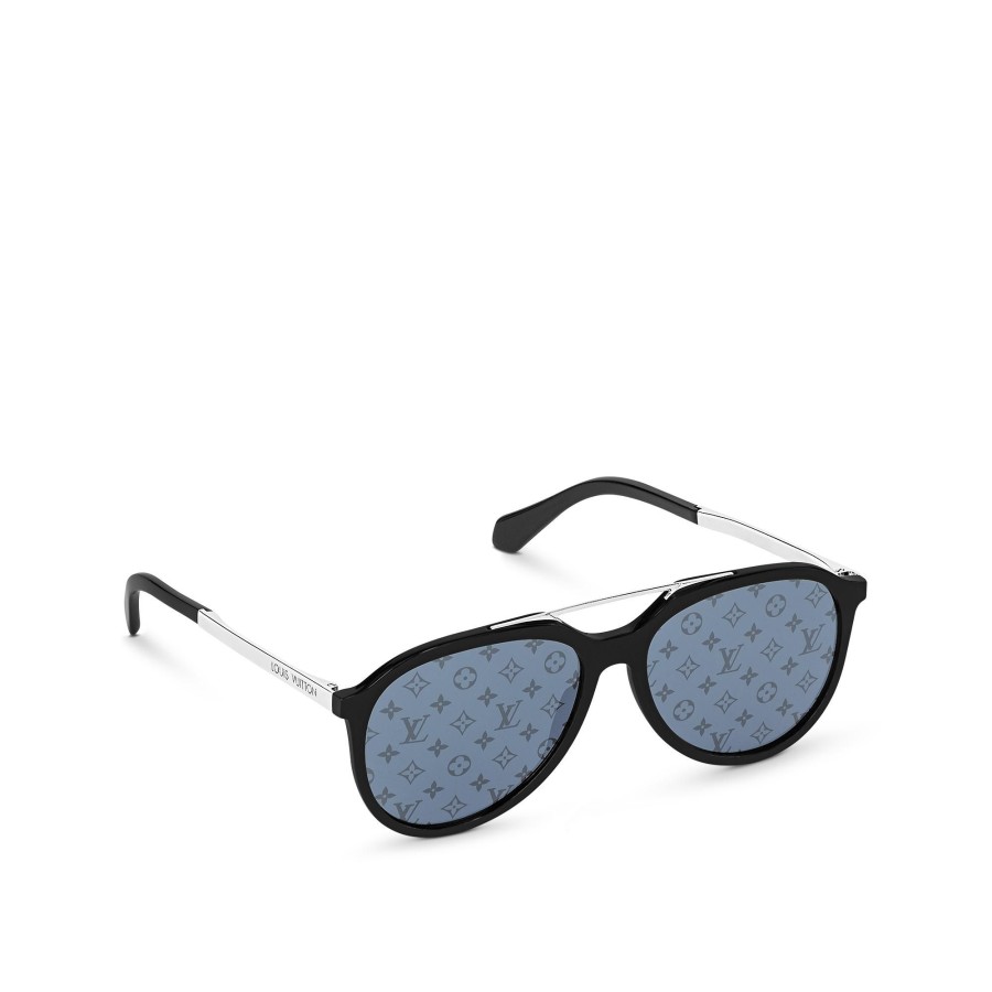 Hombre Louis Vuitton Gafas De Sol | Gafas De Sol Mix It Up Round Negro