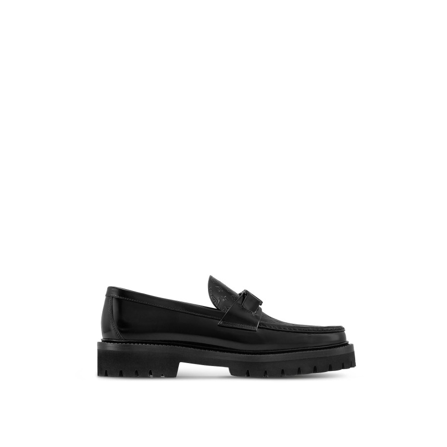 Hombre Louis Vuitton Mocasines | Mocasin Major Negro