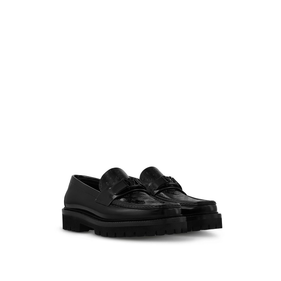 Hombre Louis Vuitton Mocasines | Mocasin Major Negro