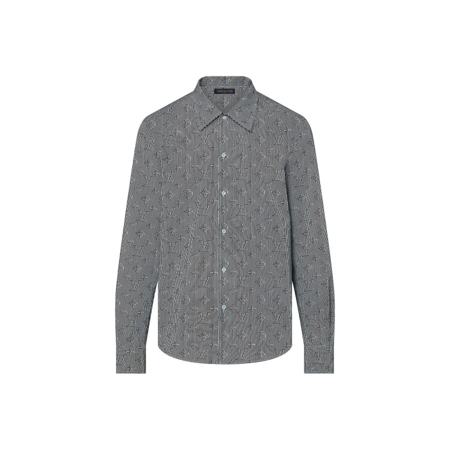 Hombre Louis Vuitton Camisas | Camisa De Manga Larga Con Distintivo