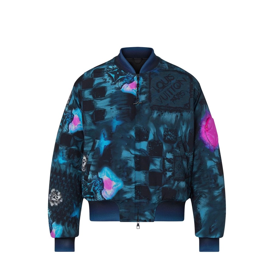 Hombre Louis Vuitton Cazadoras Y Abrigos | Cazadora Bomber Salt Print