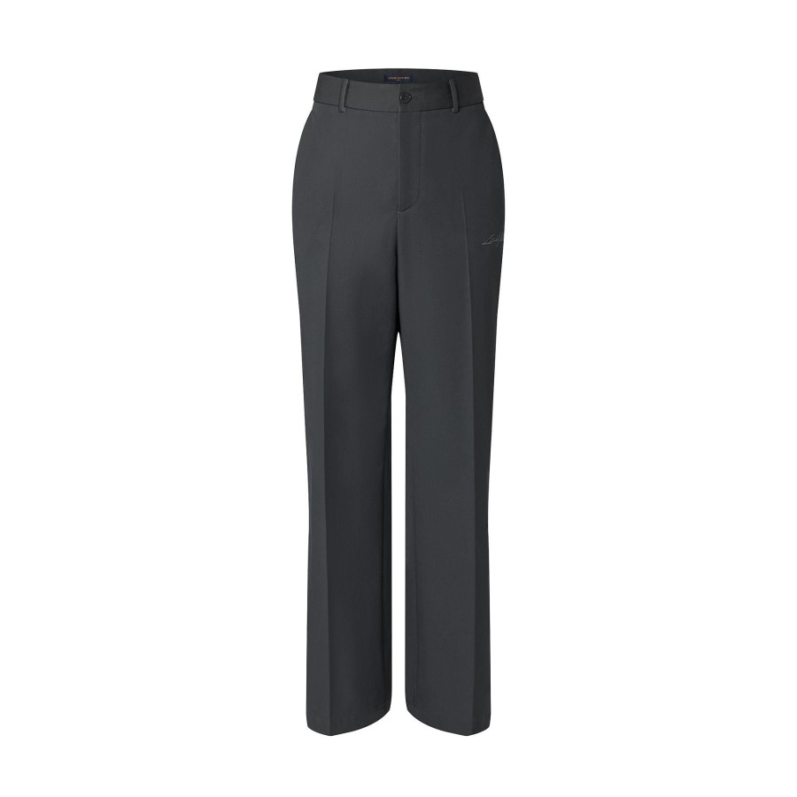 Hombre Louis Vuitton Pantalones | Pantalon De Corte Amplio Con Distintivo