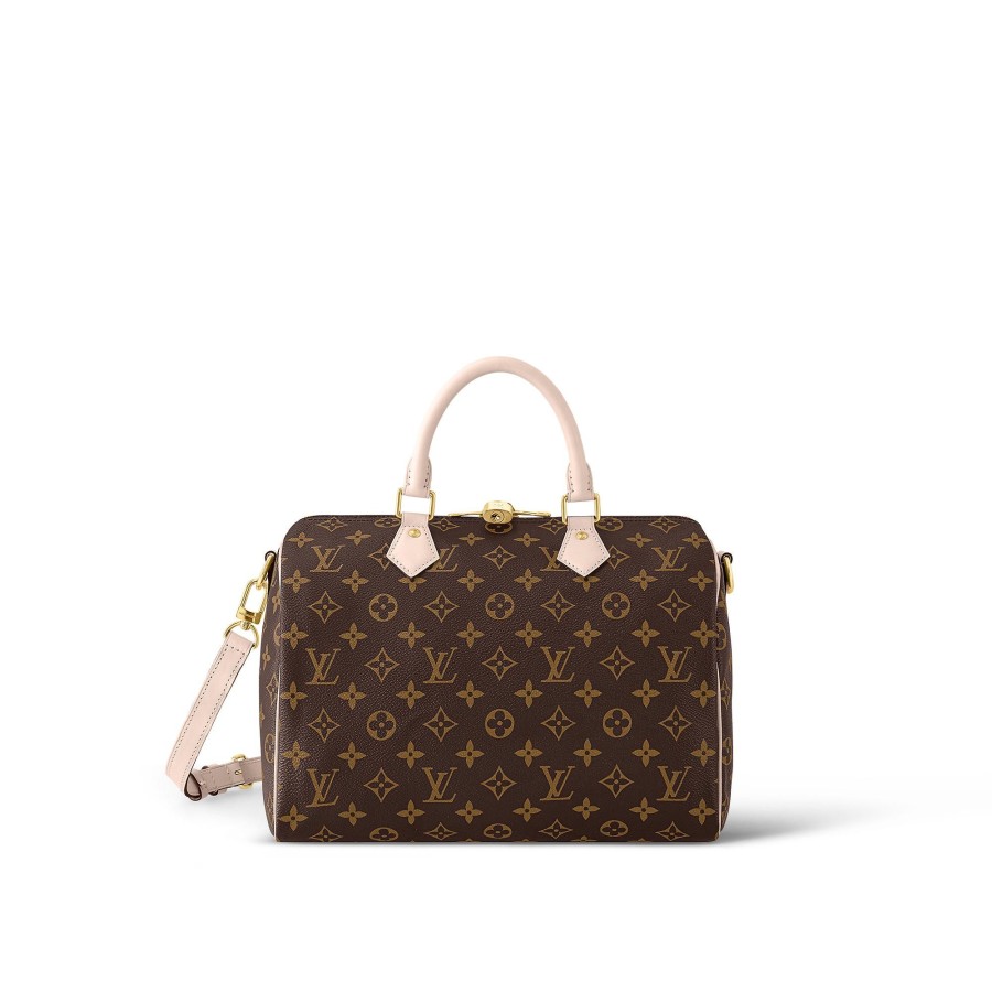 Mujer Louis Vuitton Bolsos Monogram Iconicos | Bolso Speedy 30 Con Bandolera