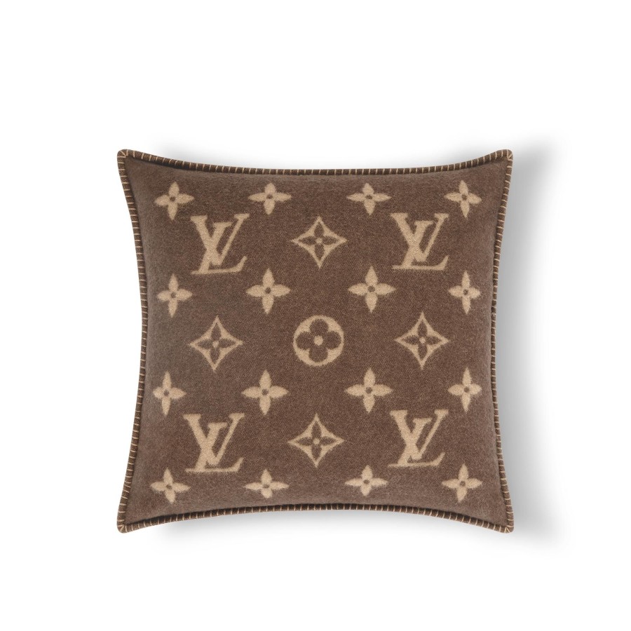 Mujer Louis Vuitton Accesorios Para El Hogar | Cojin Neo Monogram Marron