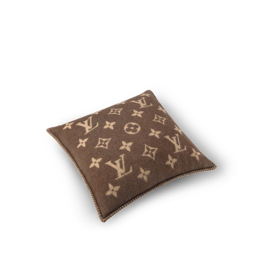 Mujer Louis Vuitton Accesorios Para El Hogar | Cojin Neo Monogram Marron