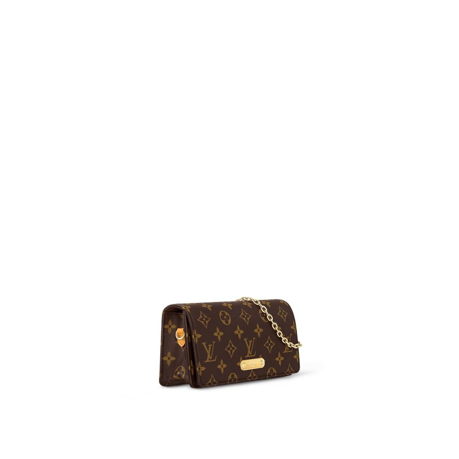 Mujer Louis Vuitton Bolsos Monogram Iconicos | Cartera Lily Con Cadena