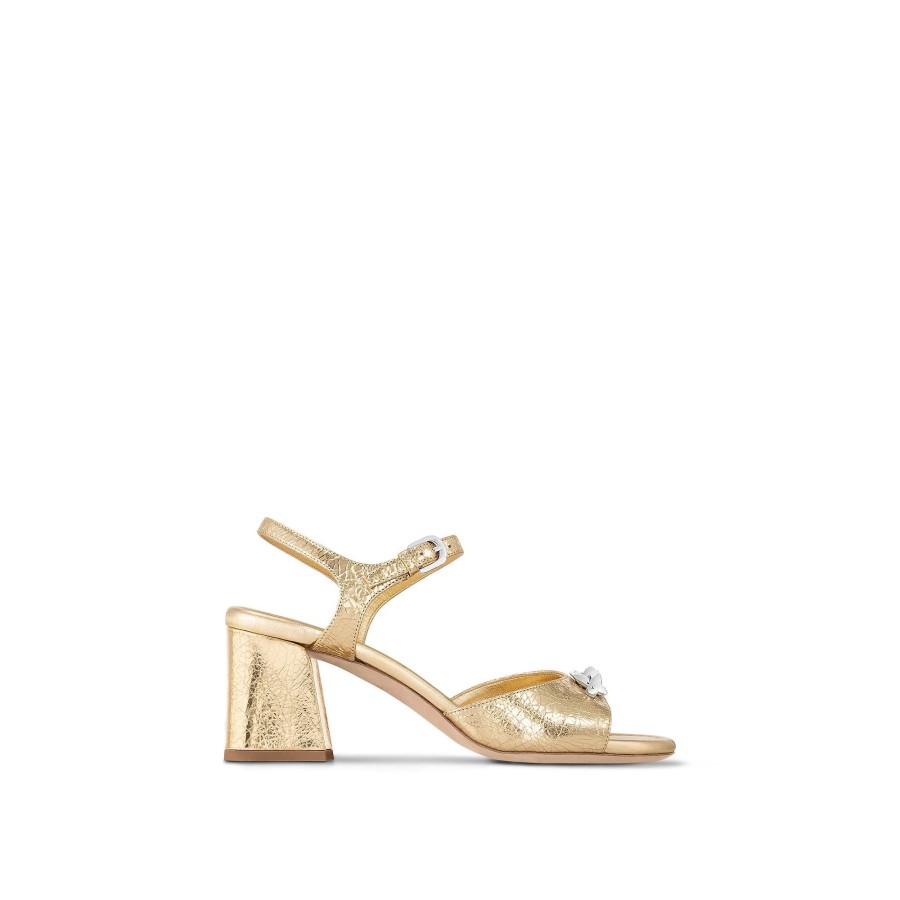 Mujer Louis Vuitton Sandalias Y Alpargatas | Sandalia Lv Edge Oro