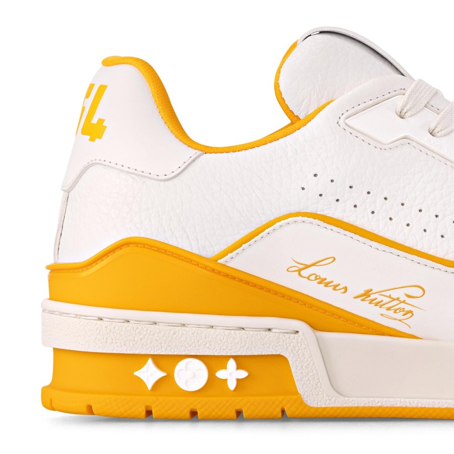 Hombre Louis Vuitton Zapatillas | Zapatilla Deportiva Lv Trainer Amarillo