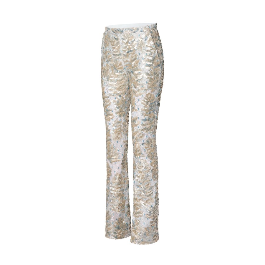 Mujer Louis Vuitton Pantalones | Pantalon De Traje Con Lentejuelas