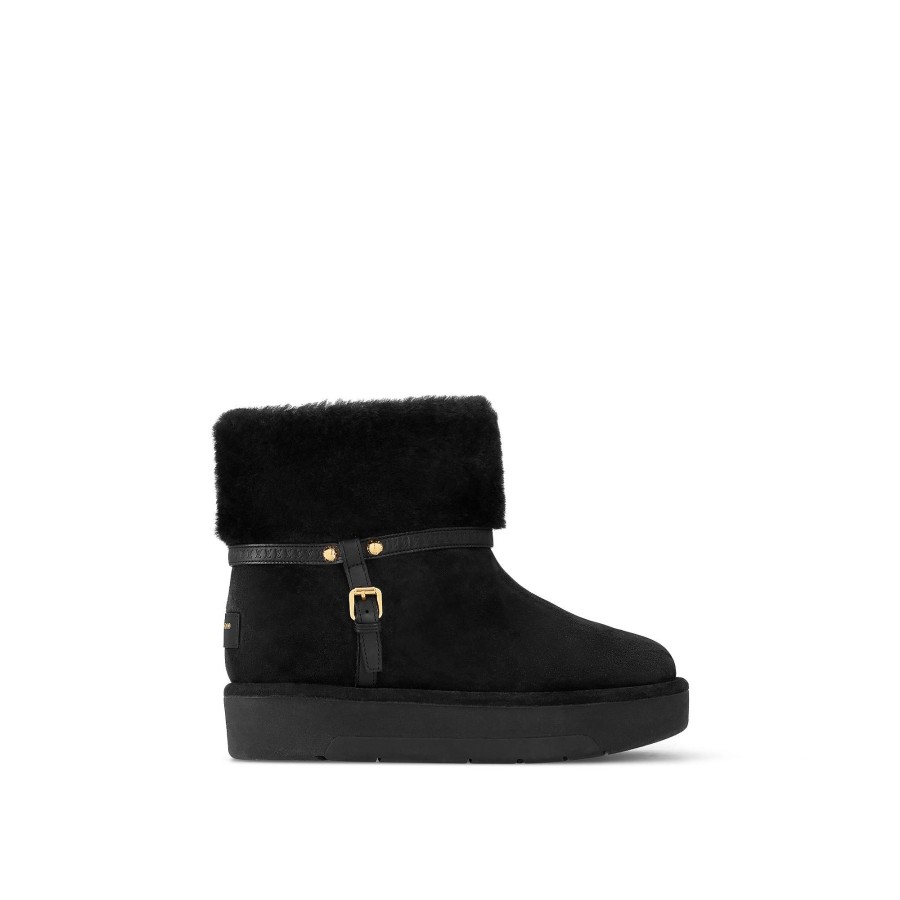 Mujer Louis Vuitton Botas Y Botines | Botin Aspen Con Plataforma Negro