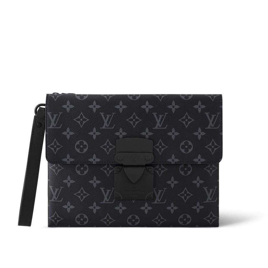 Hombre Louis Vuitton Pochettes | Cartera De Mano S-Lock