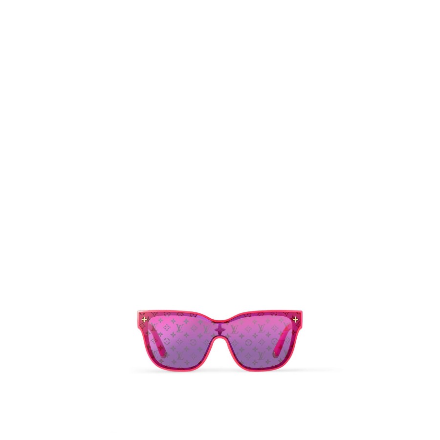 Mujer Louis Vuitton Gafas De Sol | Gafas De Sol Lv Shadow Square Rosa