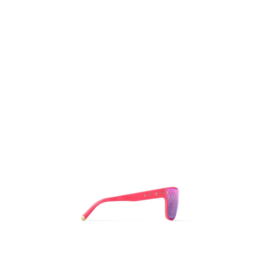 Mujer Louis Vuitton Gafas De Sol | Gafas De Sol Lv Shadow Square Rosa