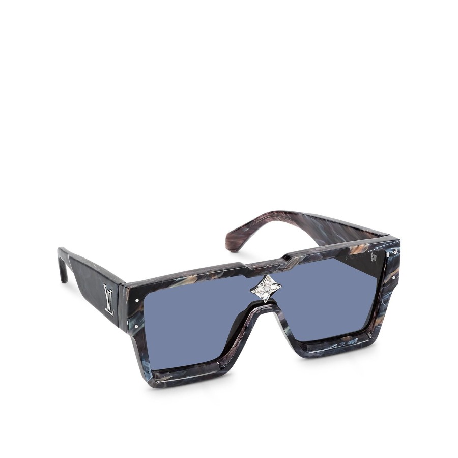 Hombre Louis Vuitton Gafas De Sol | Gafas De Sol Cyclone Gray Marble