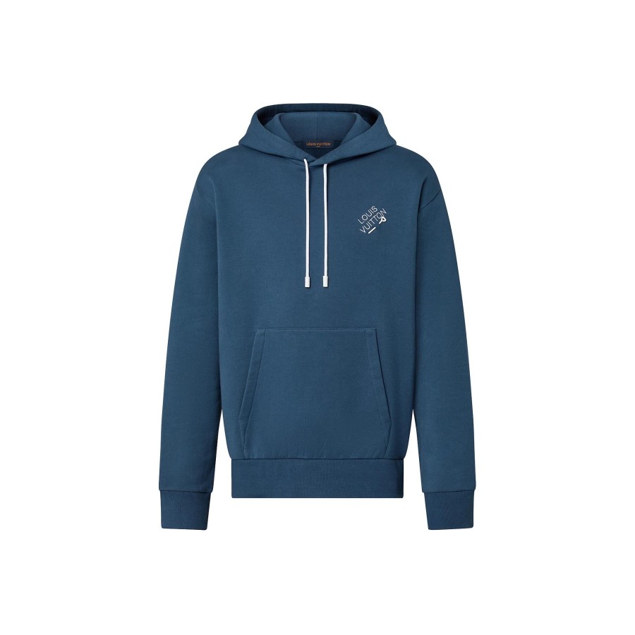 Hombre Louis Vuitton Punto Y Sudaderas | Sudadera De Algodon Con Capucha Y Distintivo