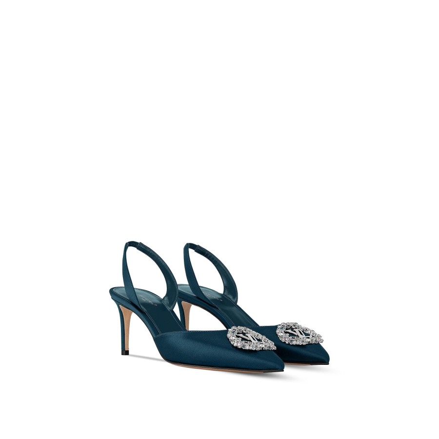 Mujer Louis Vuitton Zapatos De Salon | Zapato De Salon Destalonado Met Bleu Marine