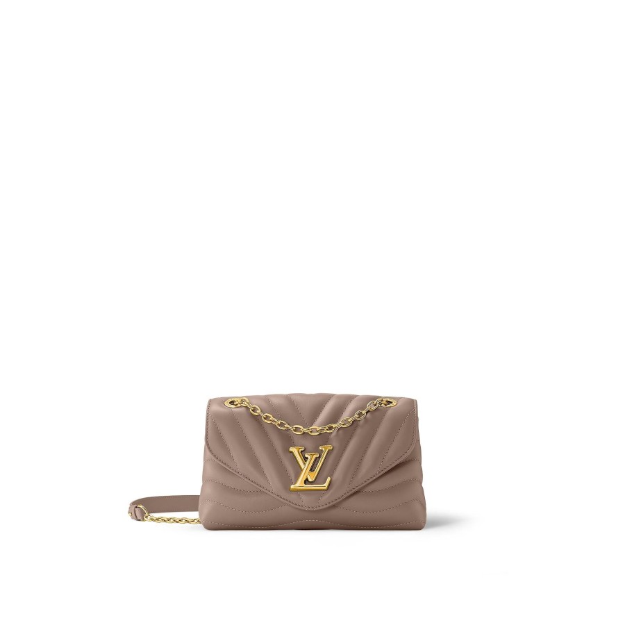 Mujer Louis Vuitton Bolsos Con Cadena Y Clutches | Bolso New Wave Mm Con Cadena Topo