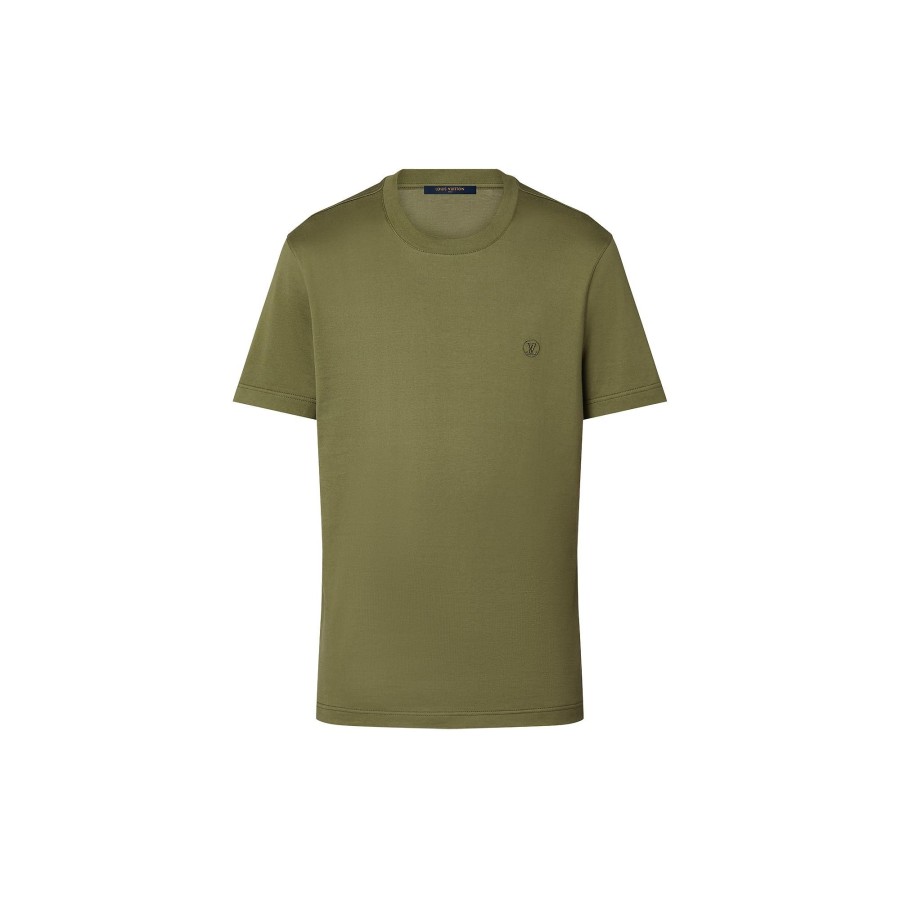 Hombre Louis Vuitton Camisetas Y Polos | Camiseta Clasica De Algodon Bronze