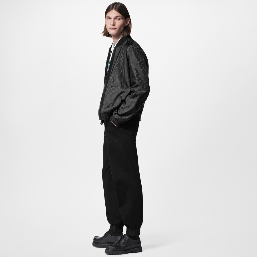 Hombre Louis Vuitton Pantalones | Pantalon De Chandal Hibrido Noir