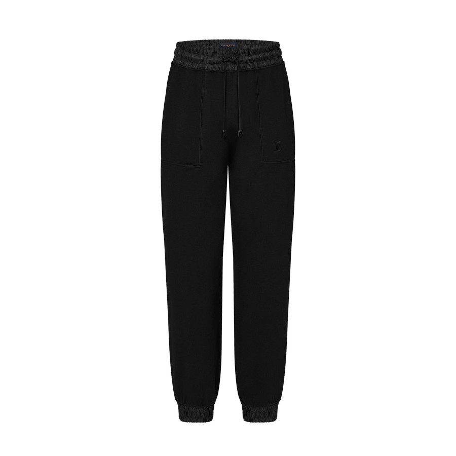 Hombre Louis Vuitton Pantalones | Pantalon De Chandal Hibrido Noir