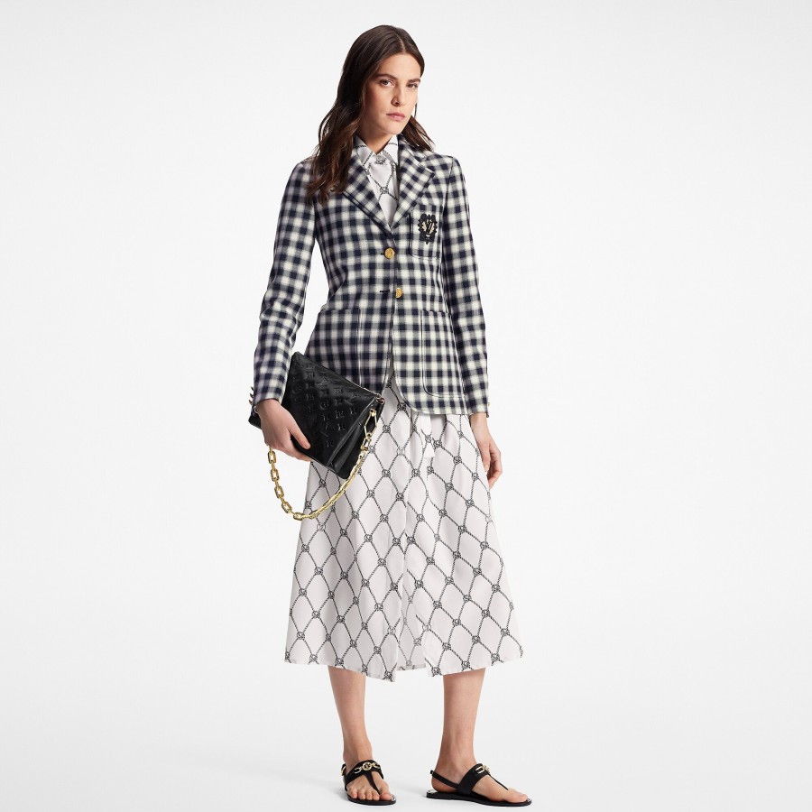 Mujer Louis Vuitton Abrigos Y Chaquetas | Americana De Cuadros Vichy