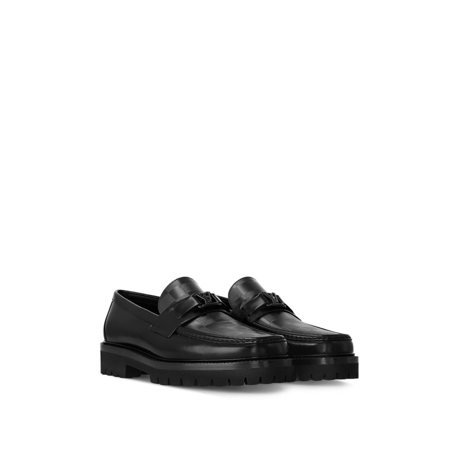 Hombre Louis Vuitton Mocasines | Mocasin Major Negro