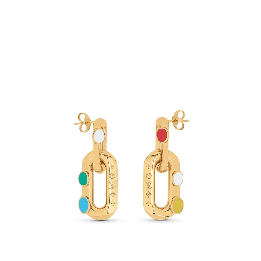 Mujer Louis Vuitton Pendientes | Lv X Yk Pendientes Lv Edge Painted Dots