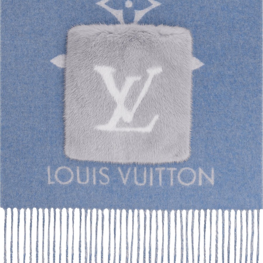 Mujer Louis Vuitton Bufandas | Bufanda Cold Reykjavik Azul