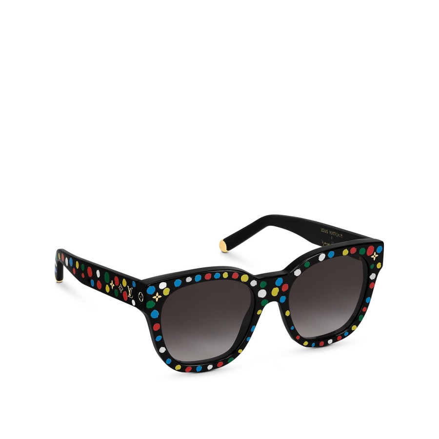 Mujer Louis Vuitton Gafas De Sol | Lv X Yk Gafas De Sol My Monogram Square Painted Dots