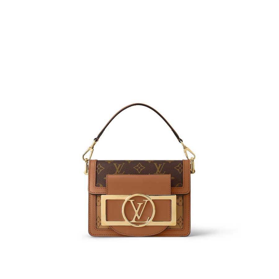 Mujer Louis Vuitton Bolsos Monogram Iconicos | Bolso Mini Dauphine Lock Xl