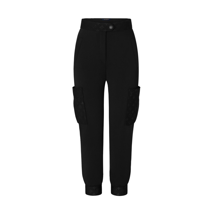 Mujer Louis Vuitton Pantalones | Pantalon Cargo Con Detalles Monogram