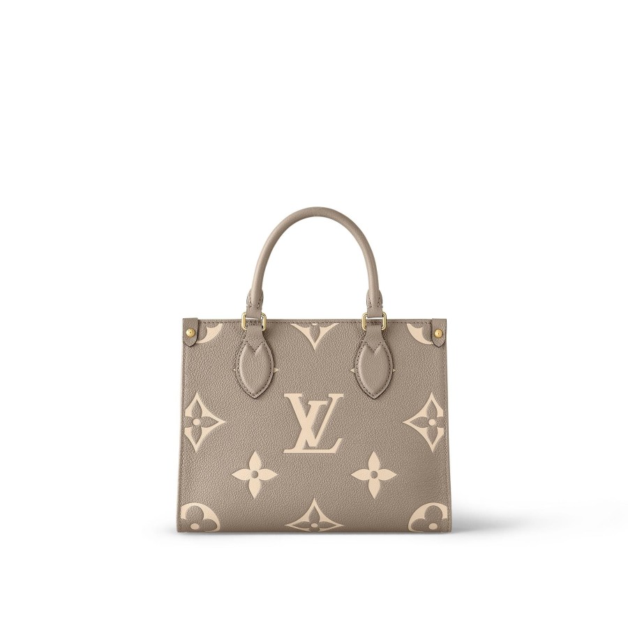 Mujer Louis Vuitton Seleccion De Bolsos En Piel | Bolso Onthego Pm Tourterelle/Creme