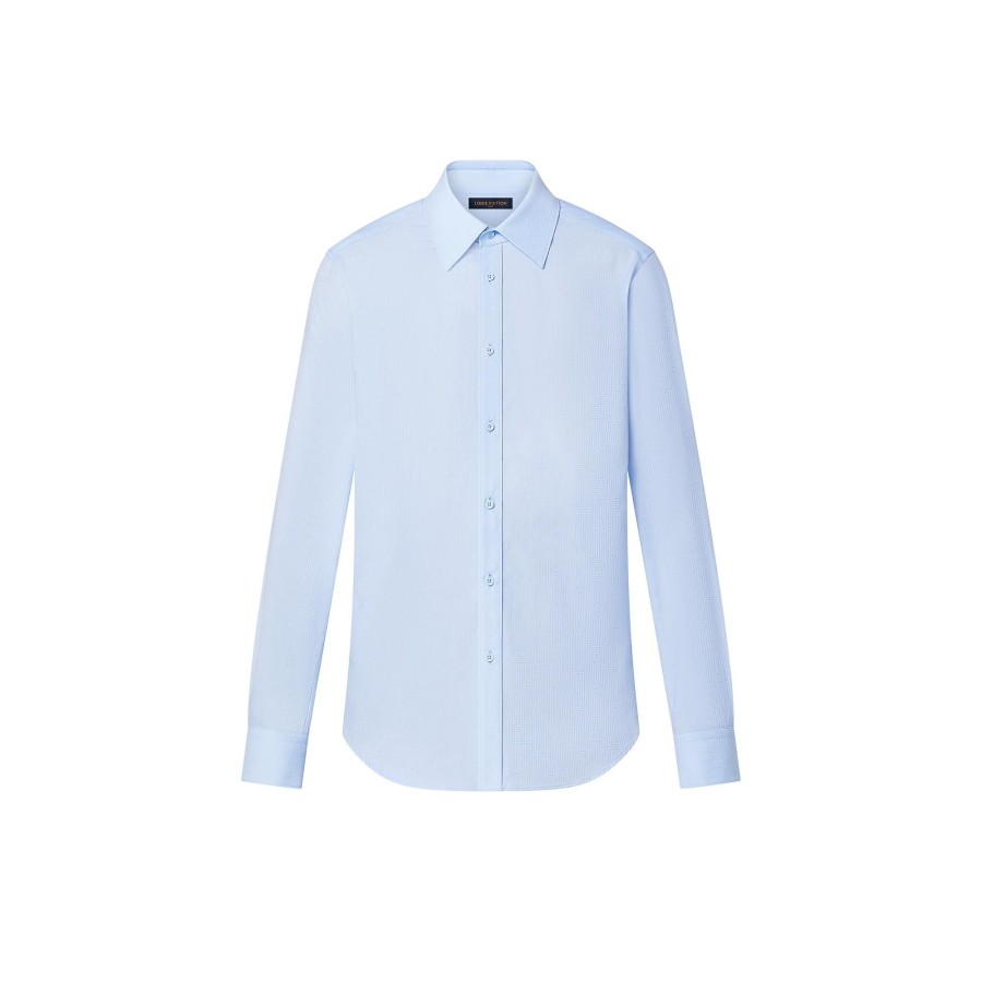 Hombre Louis Vuitton Camisas | Camisa De Manga Larga Y Corte Slim