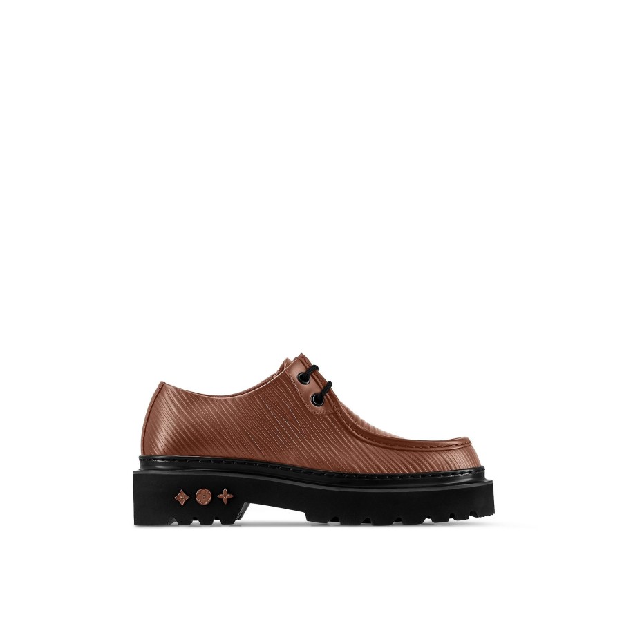 Hombre Louis Vuitton Con Cordones Y De Hebilla | Derby Lv Ranger Moca